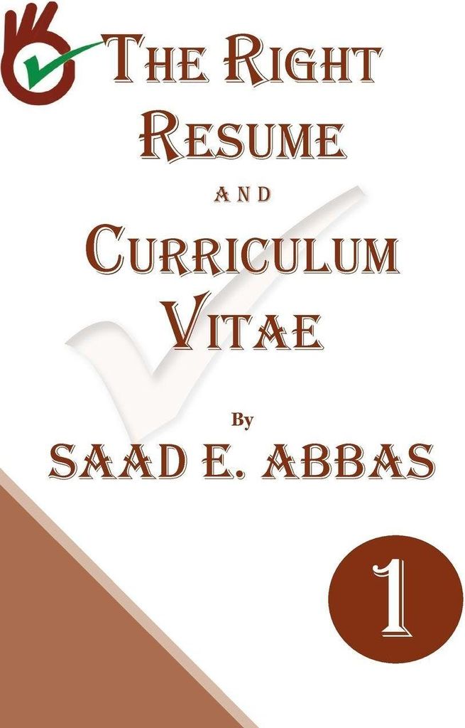 The Right Resume And Curriculum Vitae