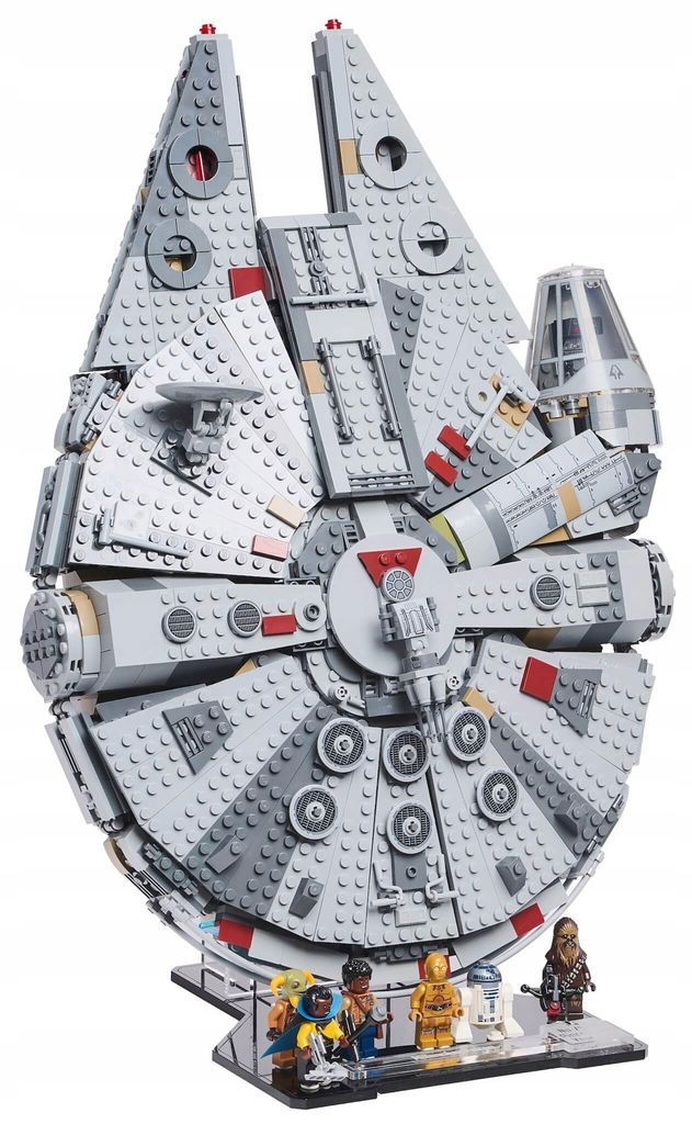 Zwarte displaystandaard voor LEGO® 75257 Star Wars – Productafbeelding 
