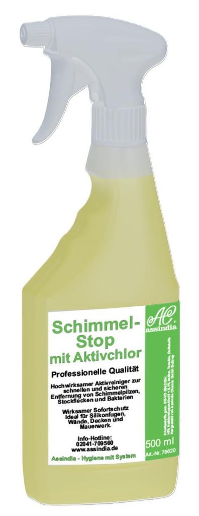 Schimmelentferner Schimmel-Stop Aktivchlor 500ml Sprayer