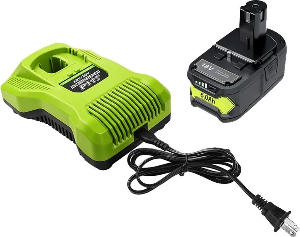 Batteria Premium 18V 6000mAh Li-ion con Alimentatore Rapido