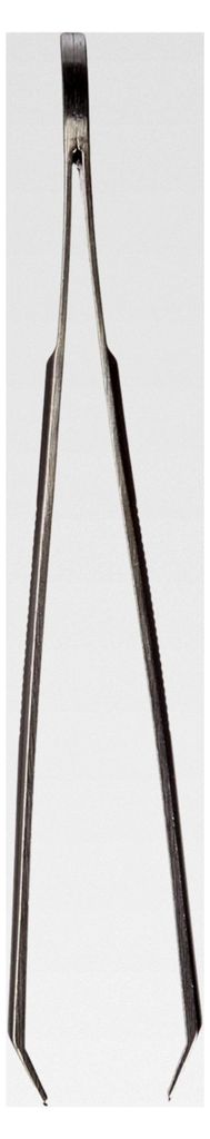 Pinzette mit quadratischer Spitze, abgeschrägt, 9 cm Edelstahl