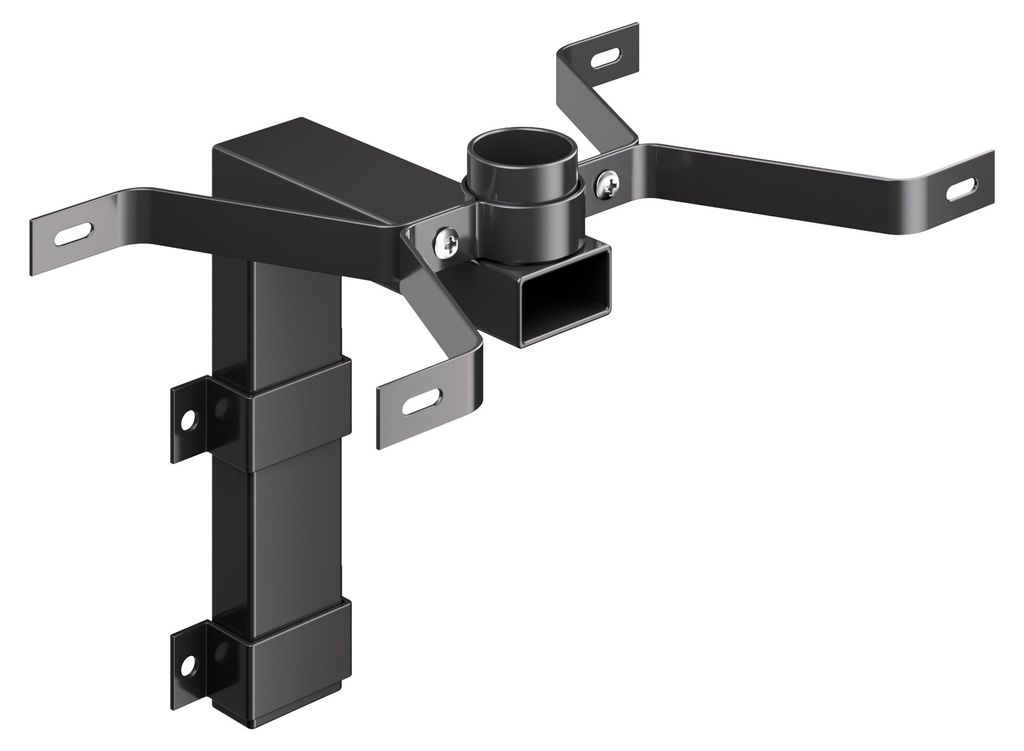 Wiltec Wandhalterung schwarz 50 x 120 x 250 mm für US Produktbild 