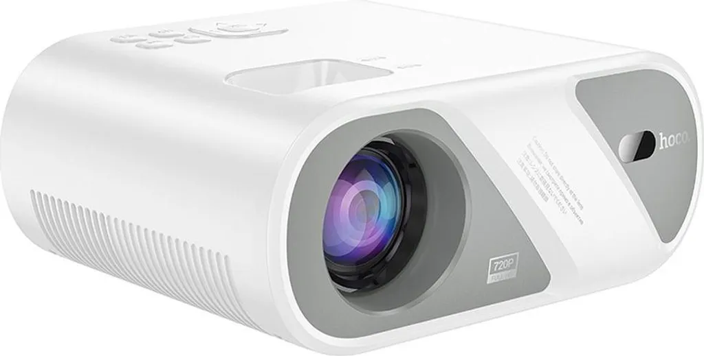 Hoco DT1 Proiettore Portatile Bianco 720P | Wi-Fi & Bluetooth Smart