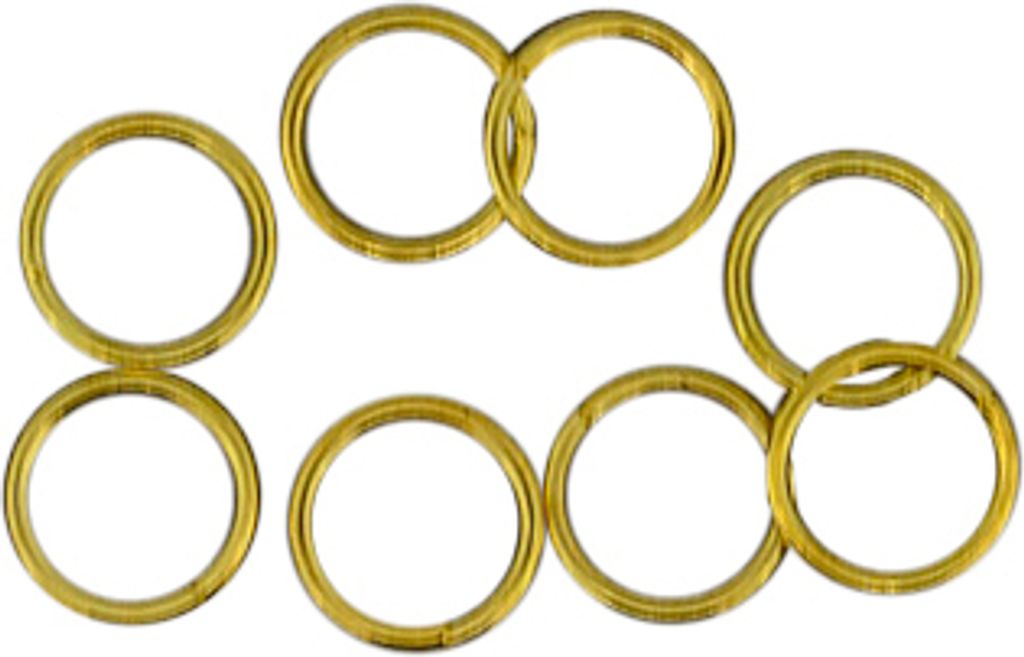 Zwischenringe goldfb, 9 mm