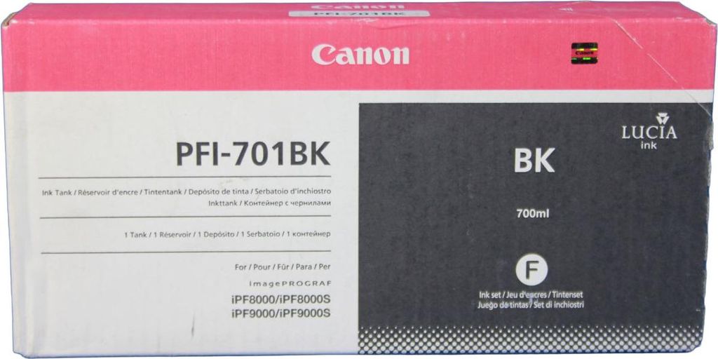 Canon PFI-701BK Druckerpatrone Original Schwarz