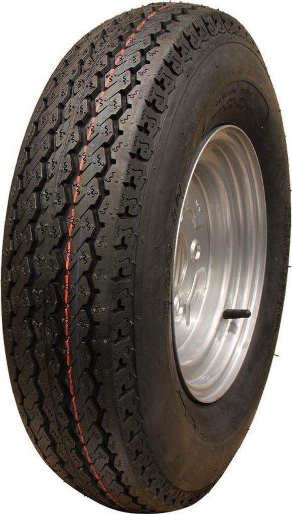 Rad + Reifen 4,00-10 Zoll 3,50B x 10H2 Kings Tire 85/115/4