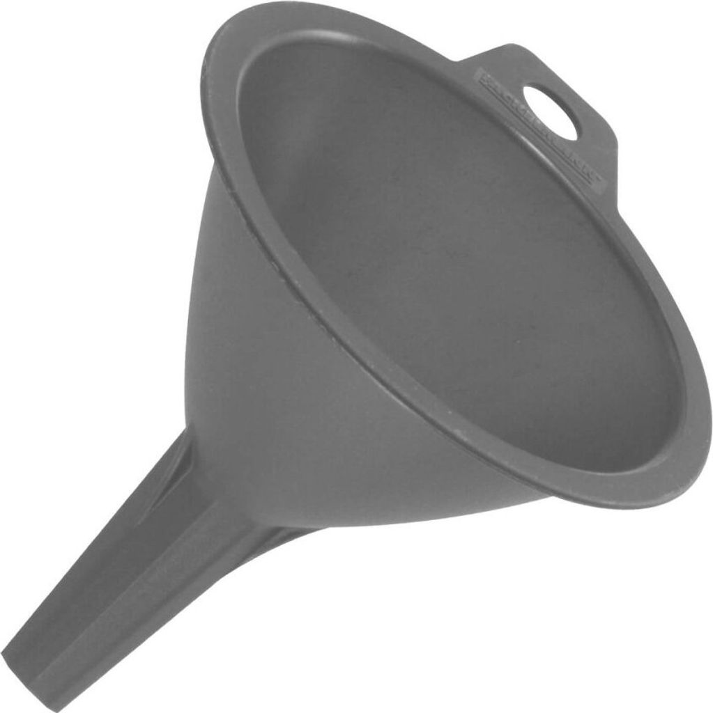 Fackelmann Trichter Ø 8 cm, Einfülltrichter für Flaschen und Gläser (Farbe: Grau)