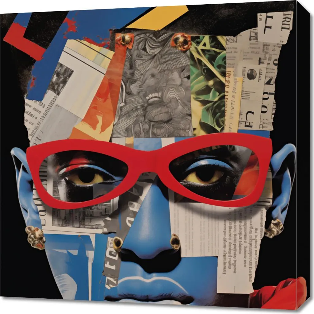 Quadro 60x60 cm Visioni della contemporaneità