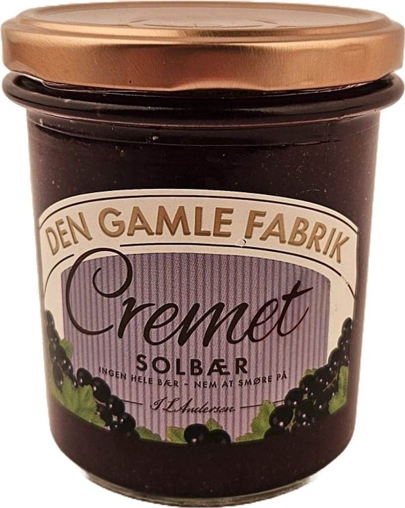 Den Gamle Fabrik Cremet schwarze Johannisbeere 350g