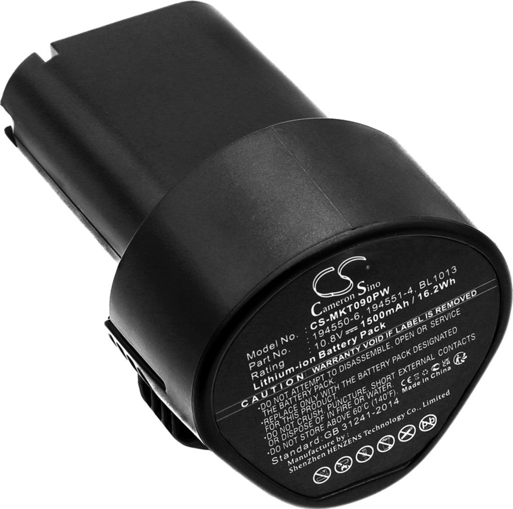 BL1013 Batteri För Makita DF030D, DF330D etc. 1500 mAh, 10,8 V