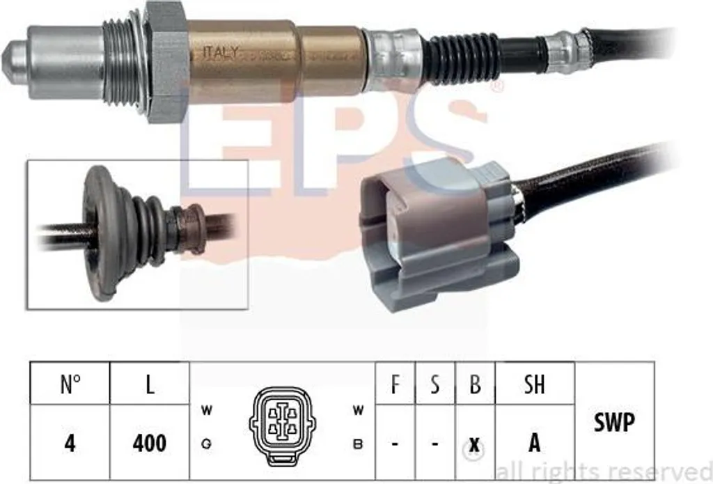 Capteur d'Oxygène Sonde Lambda OE 36532PWAG01 pour Honda Jazz et City