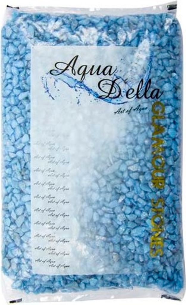 Bodengrund, Einstreu Indian 2 kg Aquarienkies blau