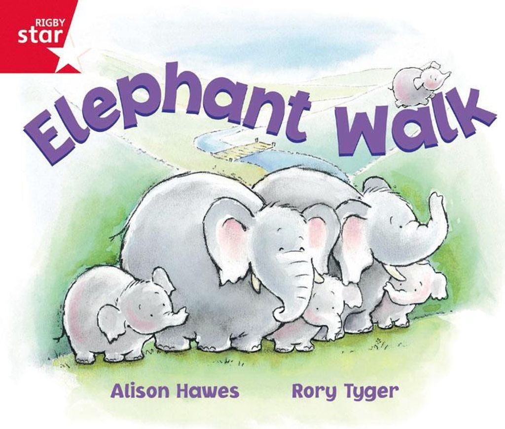 Rigby Star Guided Reception: Rotes Niveau: Elephant Walk Pupil Book (einzeln)