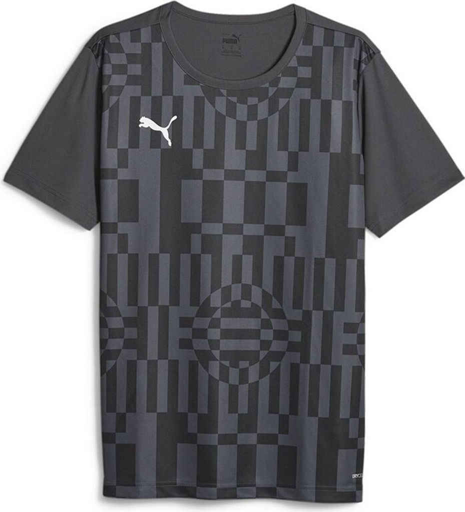 Puma Individual Rise Graph Kurzarm-t-shirt Grau XS Mann Grau XS