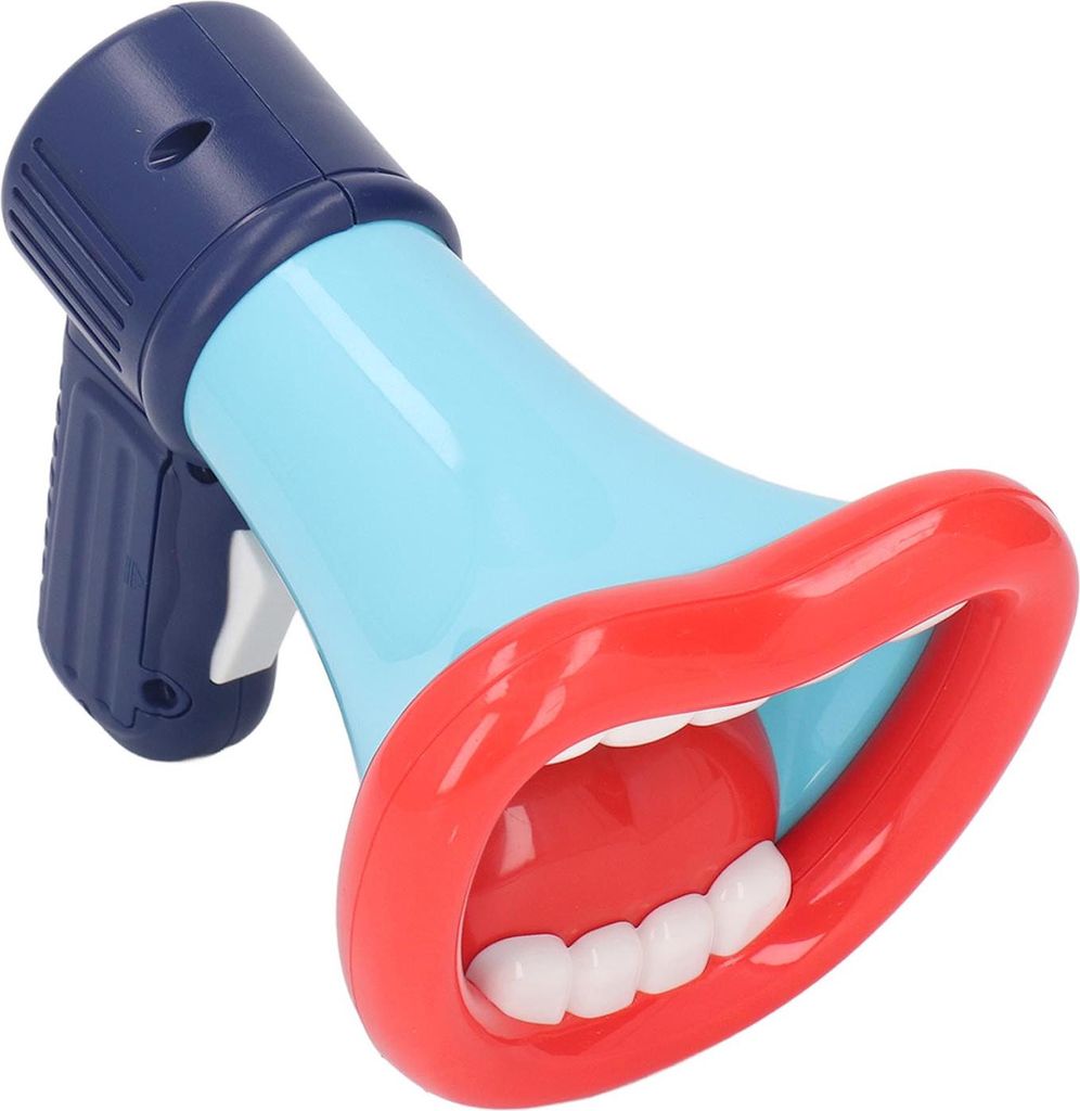 Kinder-Sprachwechsler, große Mundform, mehrere Soundeffekte, pädagogische Aufnahme, Lautsprecher-Spielzeug mit Umhängeband, Blau