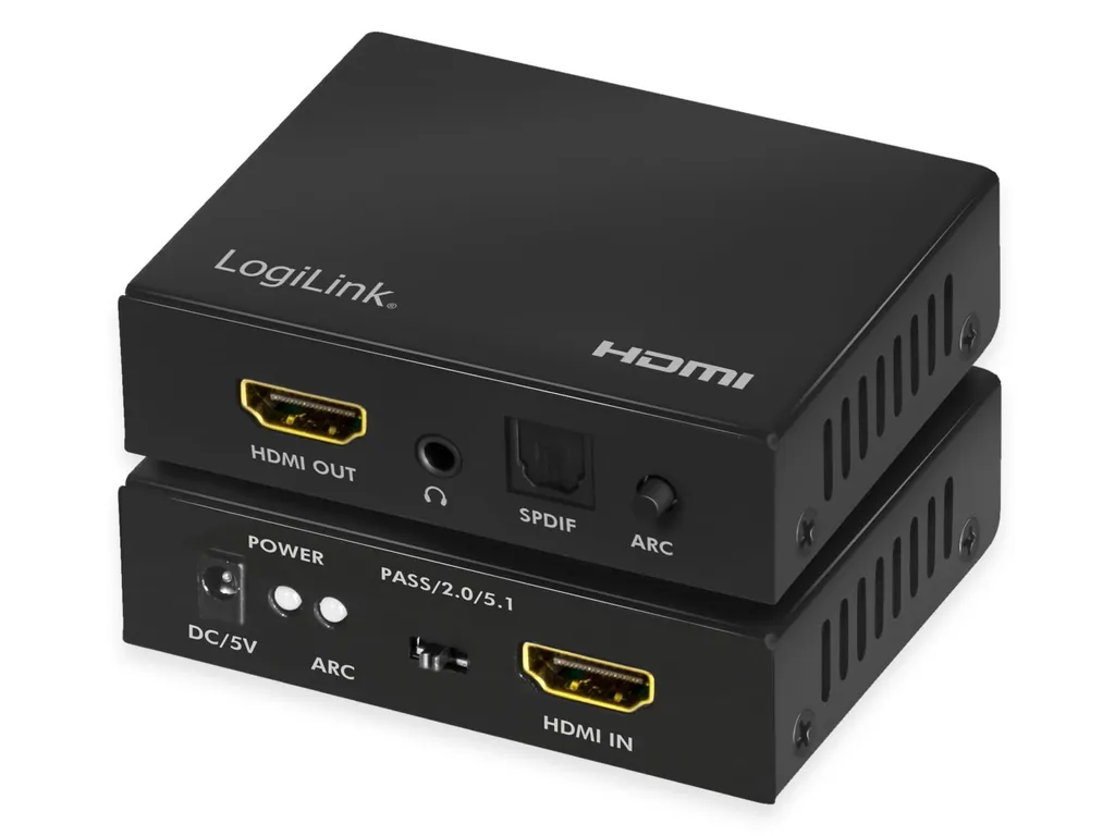 Extracteur Audio HDMI LogiLink : Solution pour Sortie Optique Absente