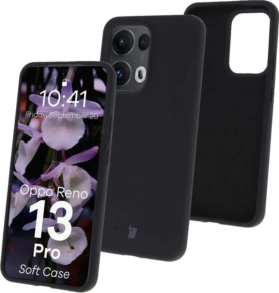 Bizon Soft Case Oppo Reno13 Pro schwarz
