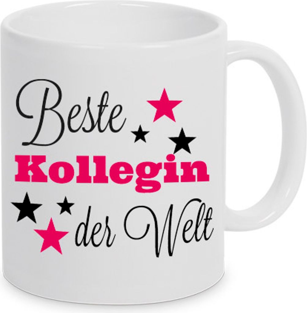 TassenKing - Beste Kollegin der Welt - Tasse - Kaffeetasse - Tasse mit Spruch