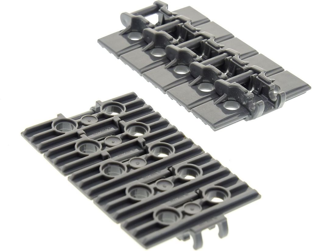 10x Lego Technic Kettenglieder 5x3x1 dunkel grau Panzer Kette Glied 42479 57518