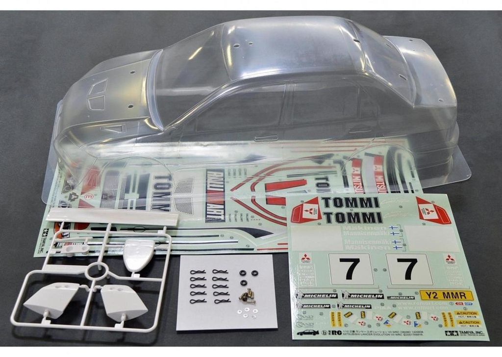 Tamiya Kar.-Satz Mitsubishi Lancer Evo VII WRC