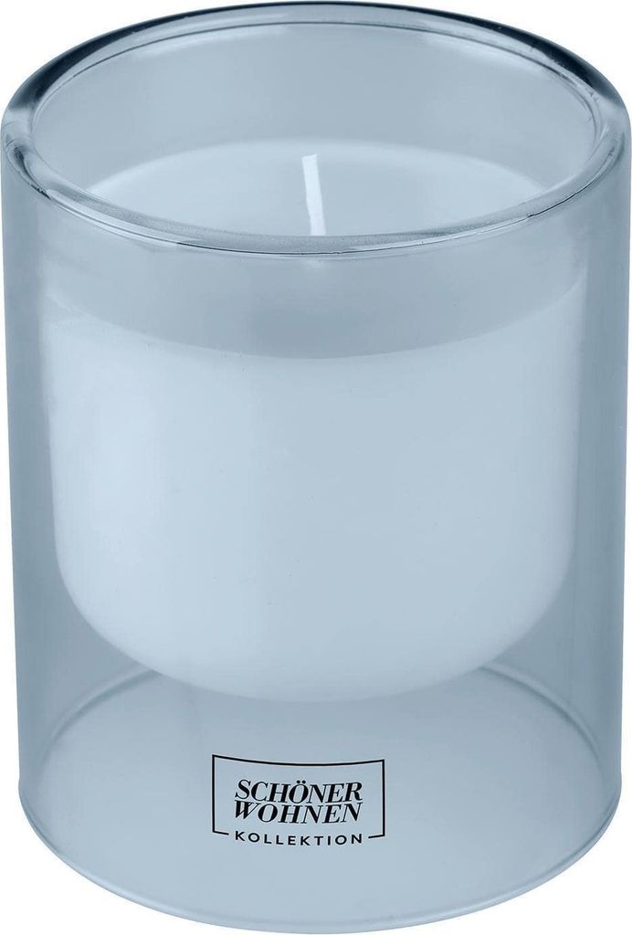Schöner Wohnen Duftkerze im Glas L Soft Baumwolle Ø 9 x 11 Produktbild 