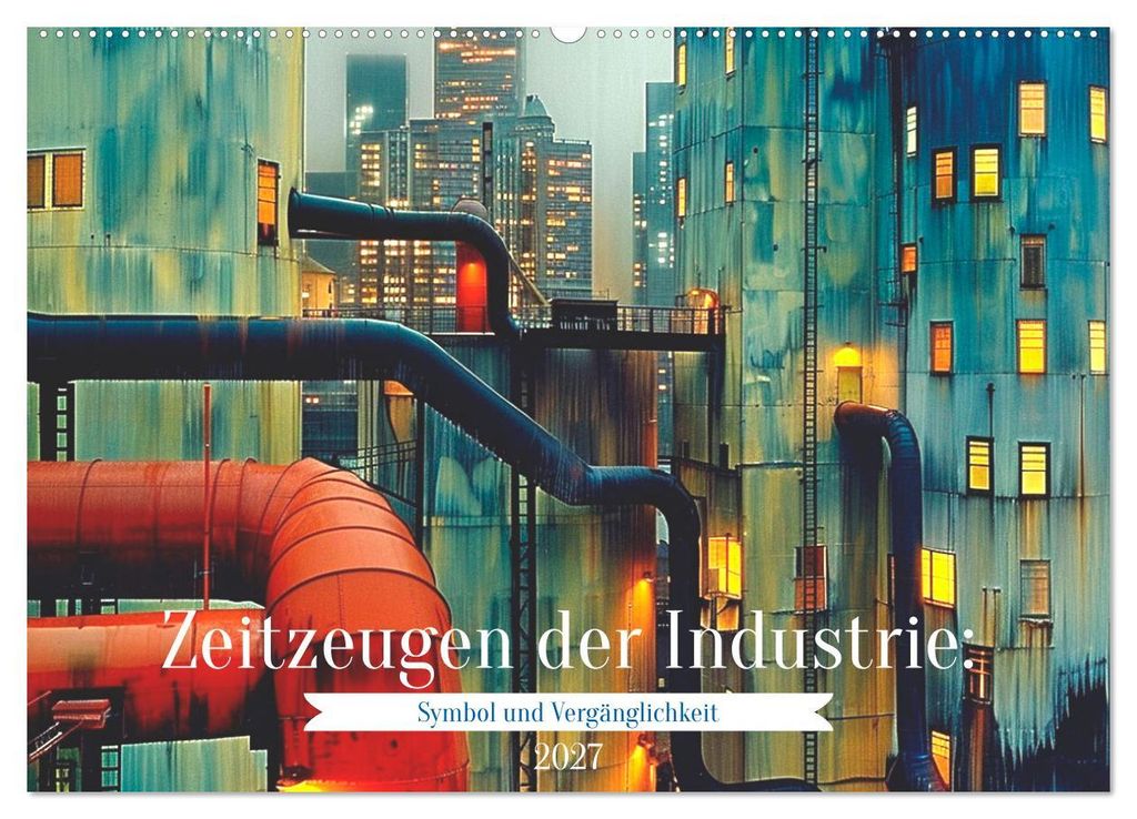 Zeitzeugen der Industrie: Symbol und Vergänglichkeit (Wandkalender 2027 DIN A2 quer), CALVENDO Monatskalender