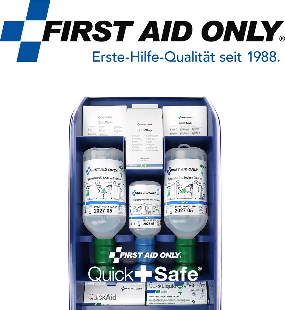 Kit secours DIN EN 15154-4 : solution d'urgence contre les projections - 9