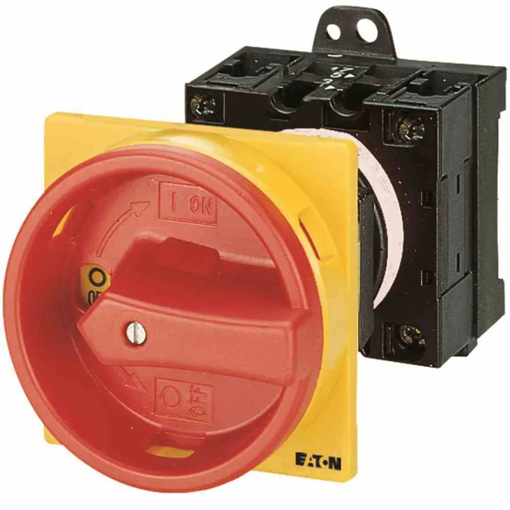 Commutateur verrouillable 20A Eaton T0-2-1/V/SVB avec poignée rotative