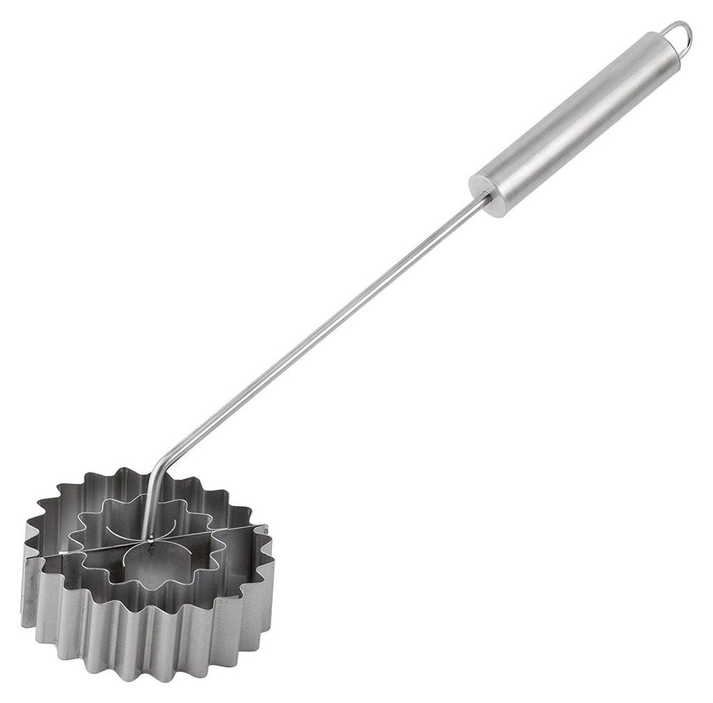 Rosenküchli-Eisen 12cm Ø, Gesamtlänge ca. 50 cm Produktbild 