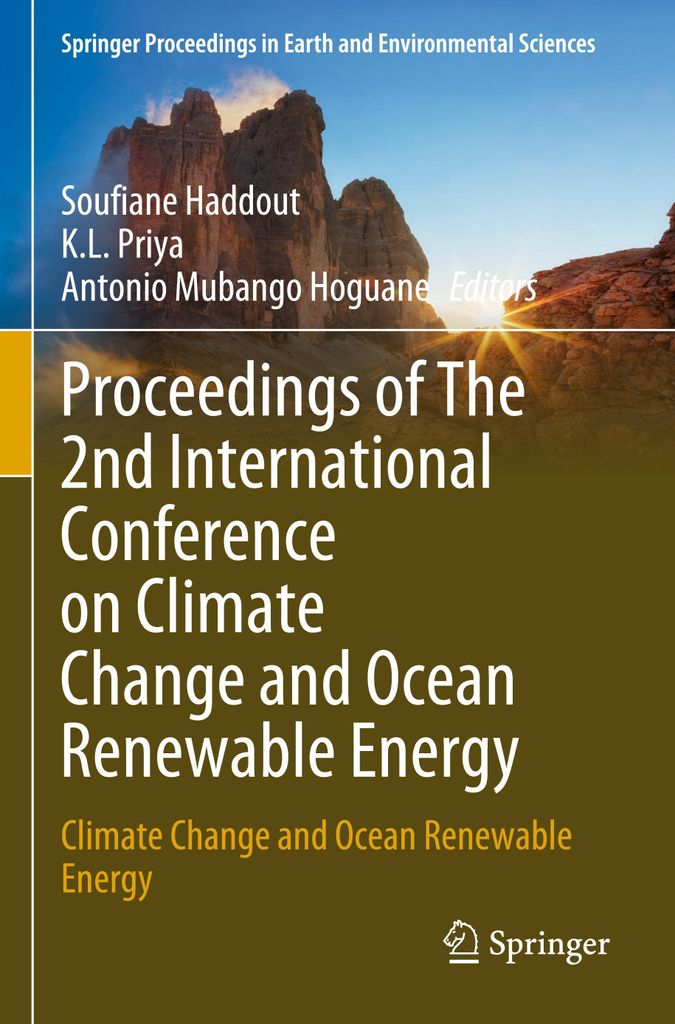 Proceedings of The 2nd International Conference on Climate Change and Ocean Renewable Energy