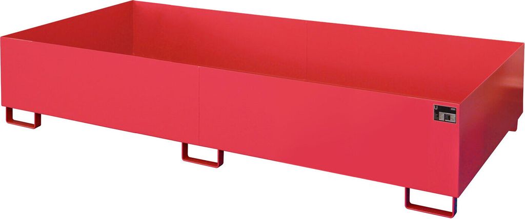 Bauer Regalwanne RW 2700-3, lackiert, Feuerrot Produktbild 
