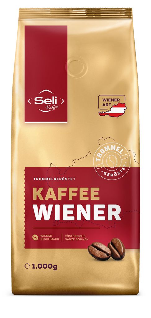 Seli Kaffee Wiener 1 kg, zrnková káva Obrázek produktu 