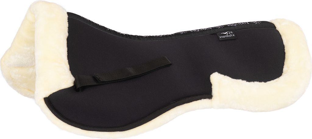 Equinate Memory Foam Sattelpad Austin mit weichem Fell M