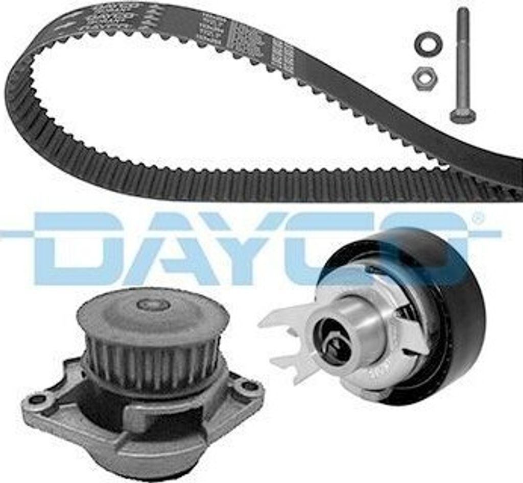 DAYCO KTBWP2551 Zahnriemensatz + Wasserpumpe für VW Lupo (6X1, 6E1) POLO (6N2) Polo Schrägheck (6N1) Caddy II Kastenwagen (9K9A) Polo Classic (6V2)