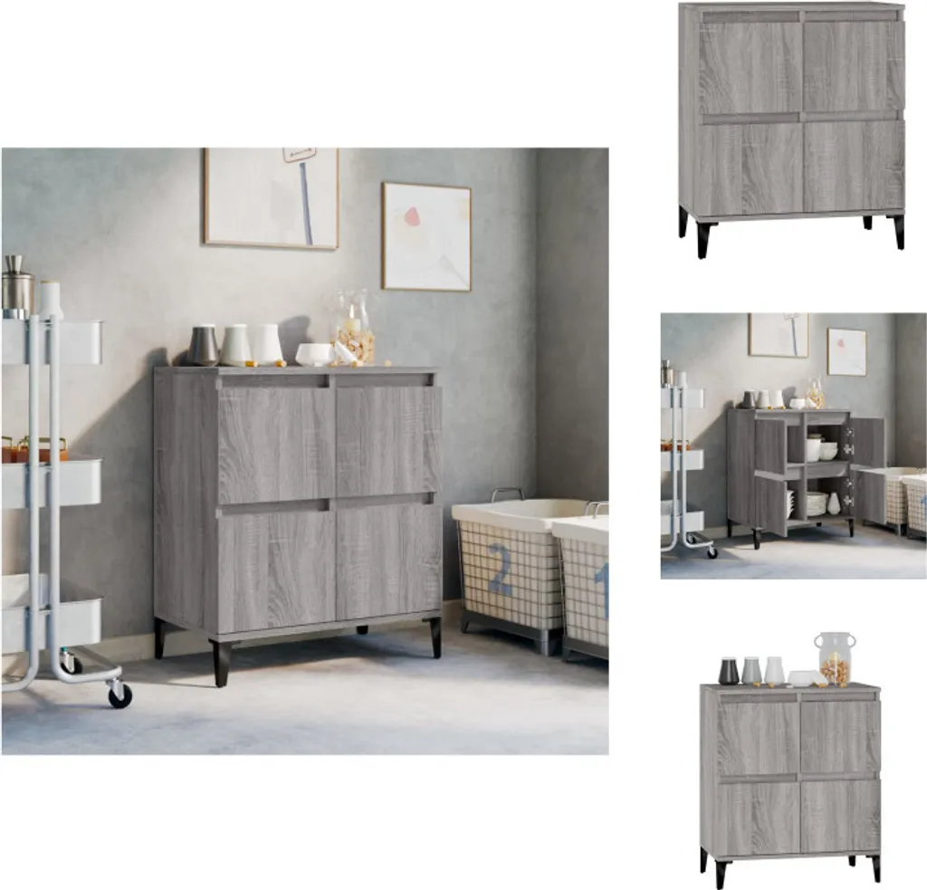 Recensione Credenza vidaXL 60x35x70 Grigio Sonoma: Top per Piccoli Spazi