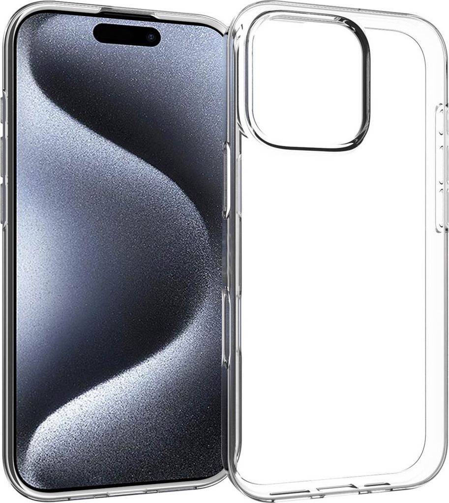 Accezz Clear TPU Backcover iPhone 16 Pro - Transparent