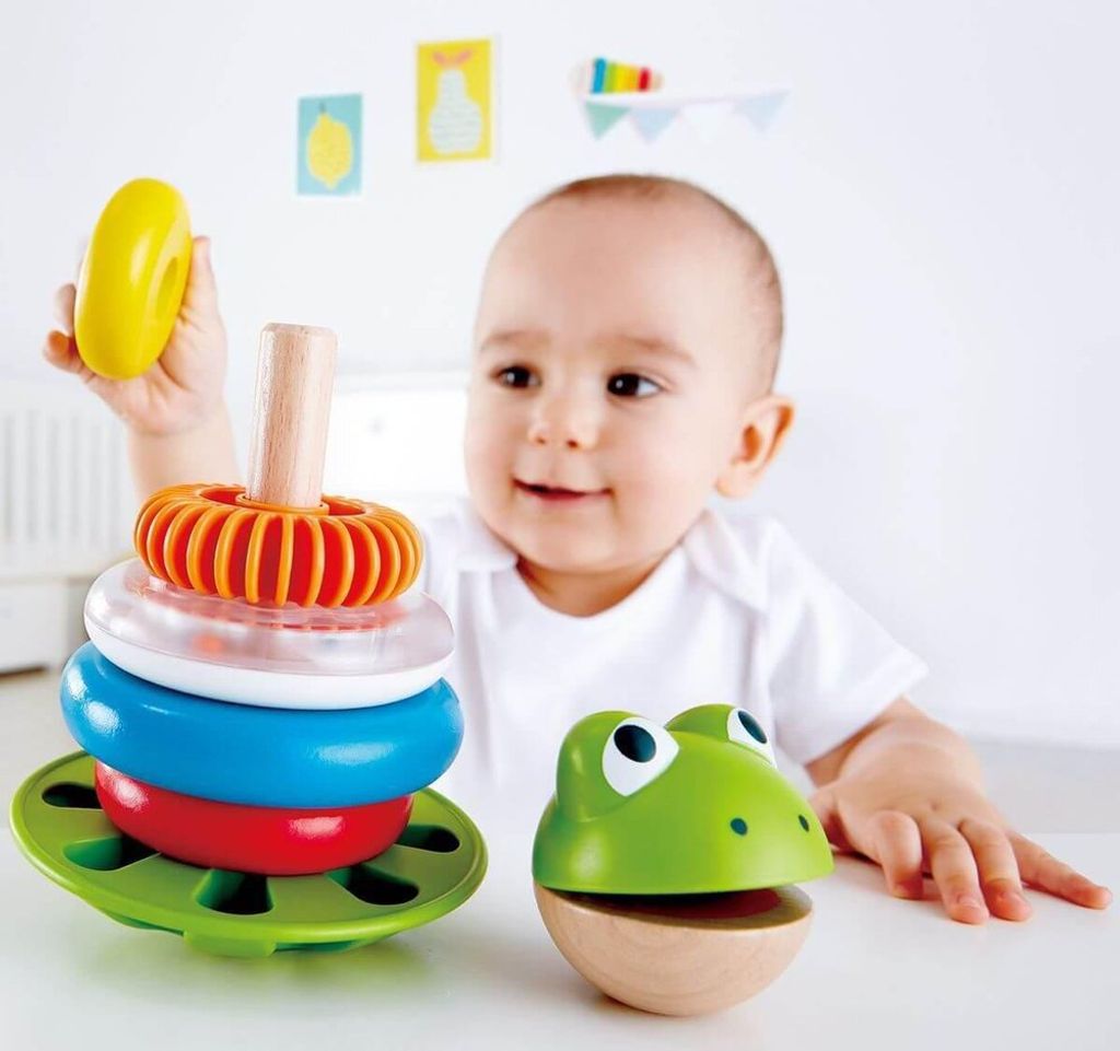 Hape Stapel Frosch Produktbild 11