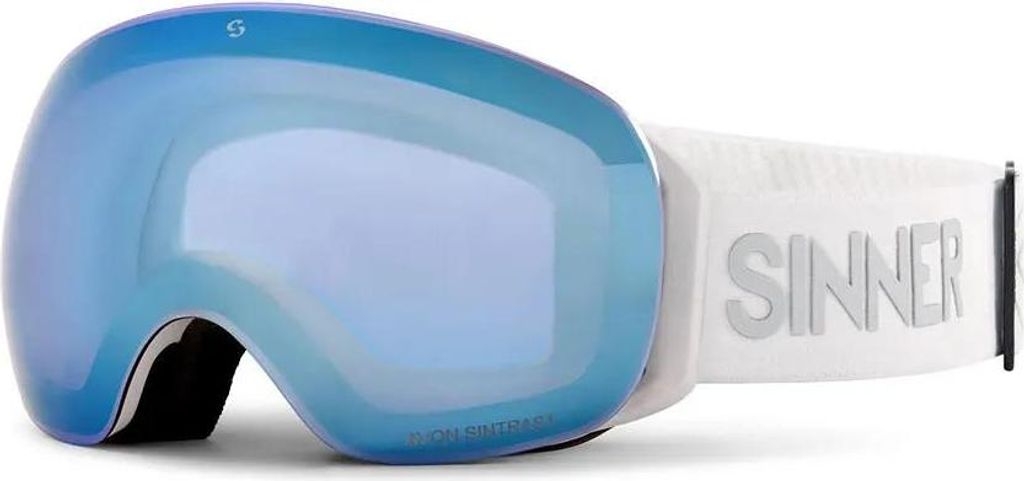 Sinner Avon Skibrille Weiß,Blau Double Blue Sintrast + Dbl Orng Sintrast/CAT1-3 Herren,Damen Weiß,Blau Double Blue Sintrast + Dbl Orng Sintrast/C...