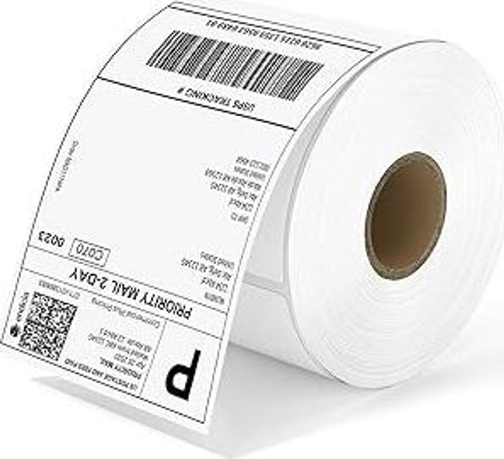 MUNBYN Thermopapier Versandetiketten 4×6 DHL Etiketten (100 mm × 150 mm), Wasserfester Versandaufkleber für Labeldrucker Etiketten BPA/BPS-frei ...