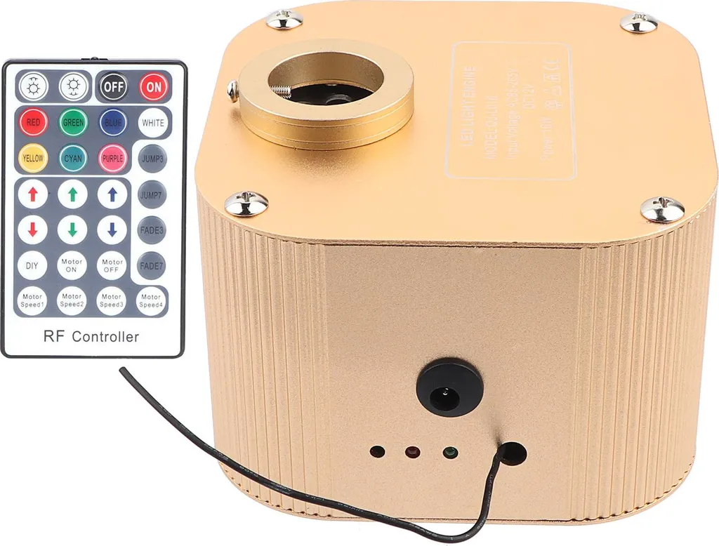 Éclairage fibre optique 16W LED RGBW pour décoration voiture et salon