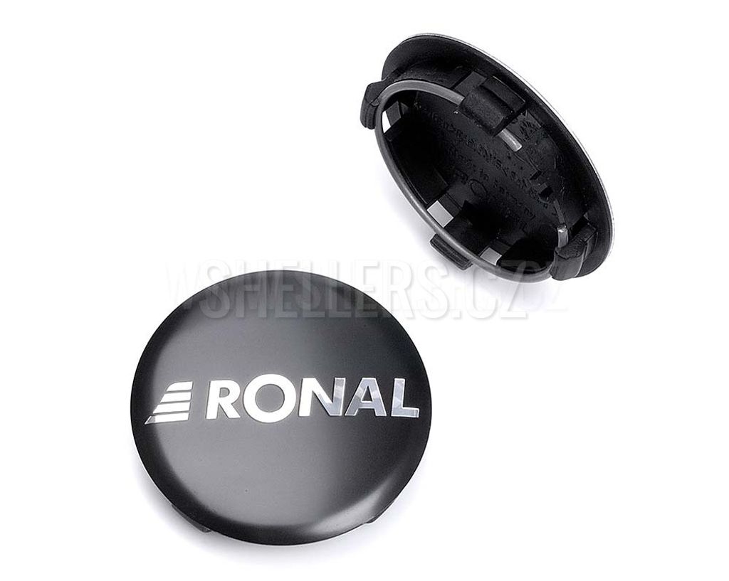 Středová krytka alu kola Ø 58/64mm, RONAL, plast, logo, Obrázek produktu 