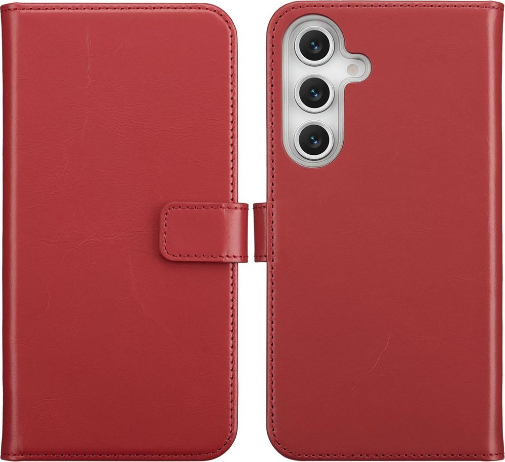 Libreria in vera pelle Selencia per il Samsung Galaxy S25 Immagine del prodotto 
