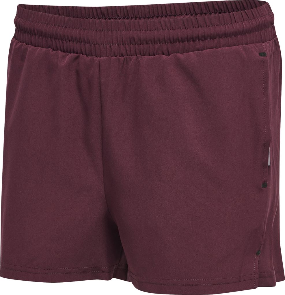 hummel hmlMOVE GRID WOVEN SHORTS WOMAN - GRAPE WINE - L
