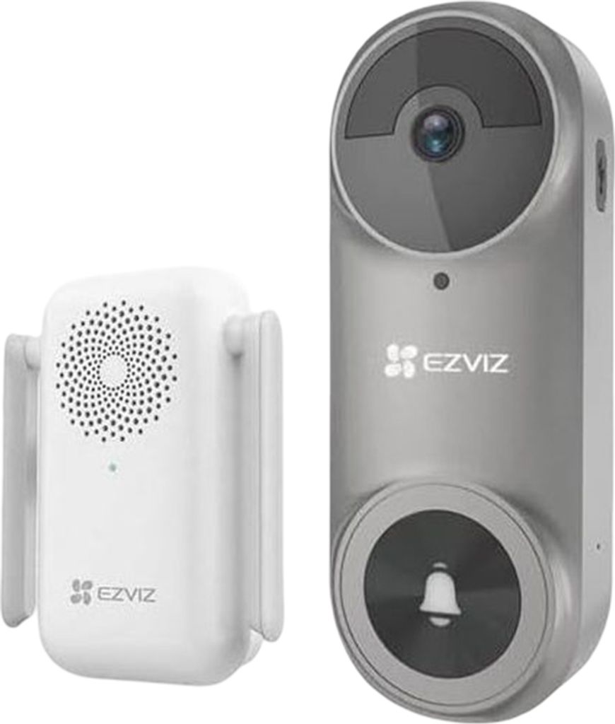 EZVIZ DB2PRO Video-Türklingel Set (Full HD, 176° Weitwinkel), Akku, Gong, Nachtsicht, 1 Stk.