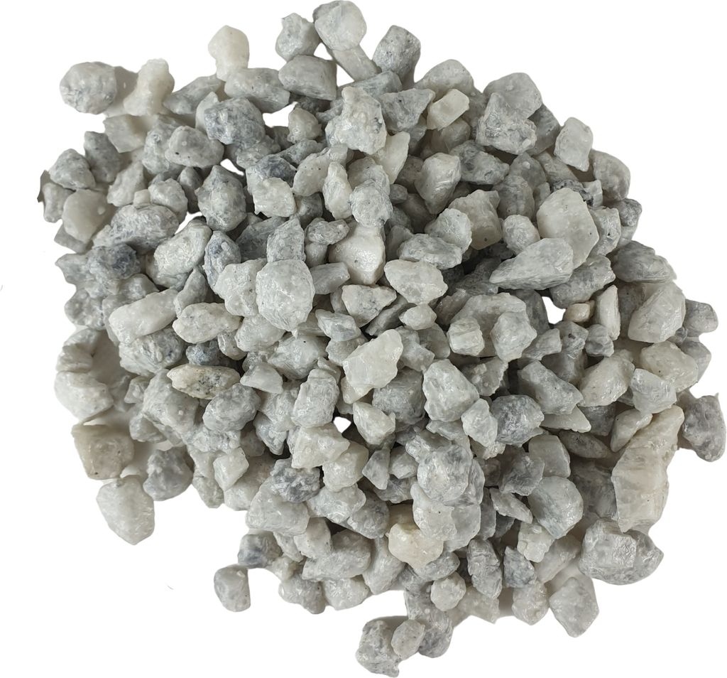 5kg Marmorsplitt weiß Carrara Kies Körnung 9-12 mm Produktbild 