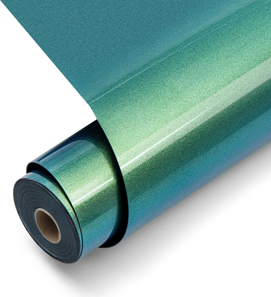 Vinyle Thermocollant Caméléon Vert et Violet pour Transfert Textile - 11