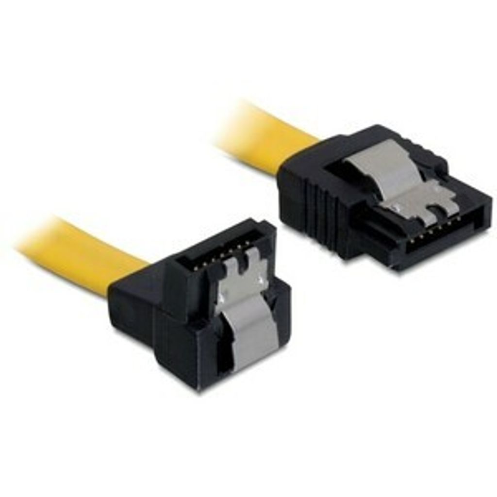DeLOCK 0.7m SATA Cable, 0,7 m, Gelb