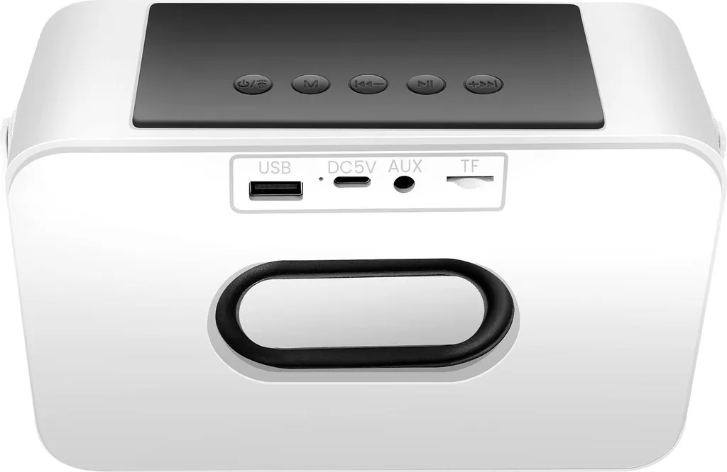 Haut-parleur Karaoké Enfant Avizar Bluetooth Blanc avec 2 Micros - 2