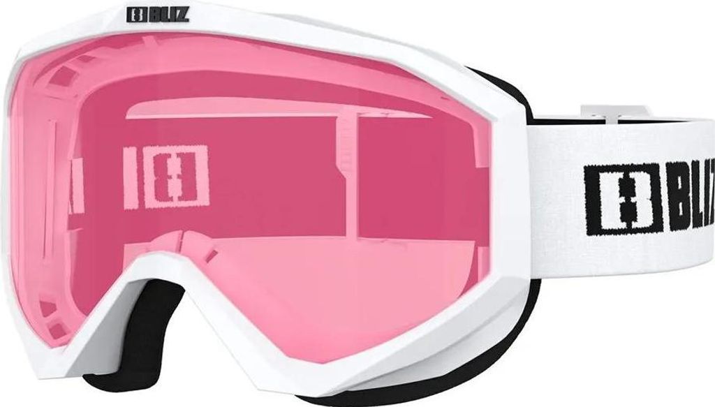 Bliz Liner Skibrille Weiß Pink/CAT1 Jungen,Mädchen Weiß Pink/CAT1