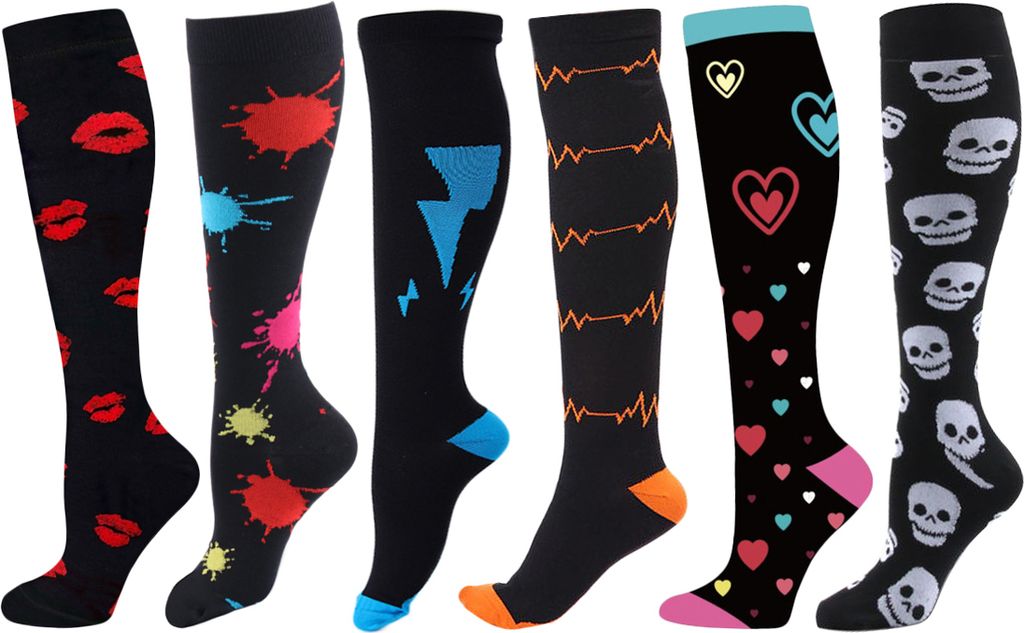 Topchances 6 Paar Socken Unisex Herren Damen Golfsport Short Crew Sportsocken Tennis Socken